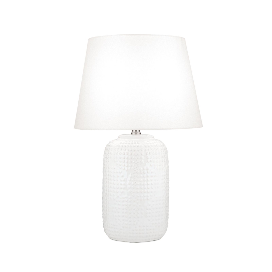 Bordlampe CORAL 1xE27/40W/230V keramik/hvid