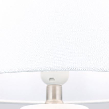 Bordlampe CORAL 1xE27/40W/230V keramik/hvid