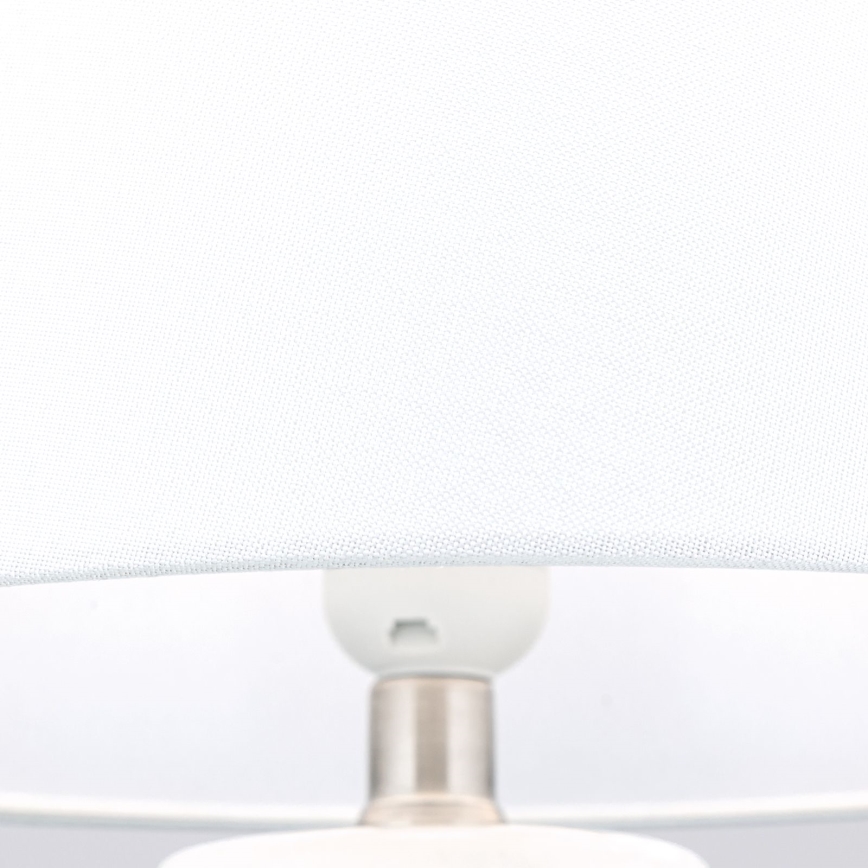 Bordlampe CORAL 1xE27/40W/230V keramik/hvid