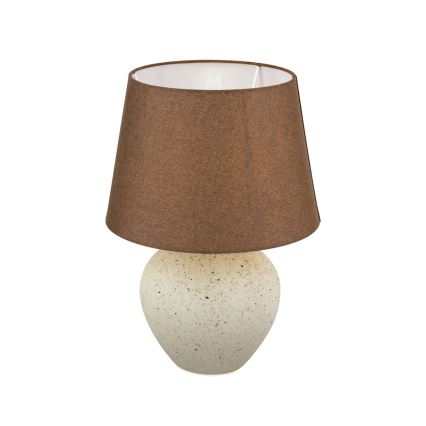 Bordlampe MASAI 1xE27/40W/230V keramik brun/beige