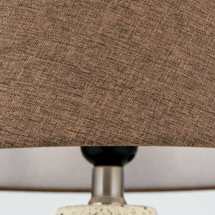 Bordlampe MASAI 1xE27/40W/230V keramik brun/beige