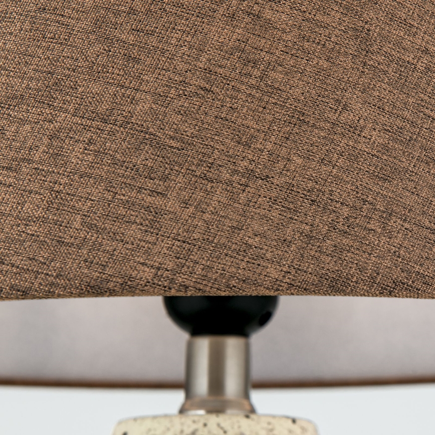 Bordlampe MASAI 1xE27/40W/230V keramik brun/beige
