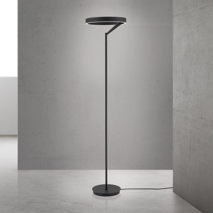 Dæmpbar LED-gulvlampe KOLK LED/40W/230V 2700/4000K sort