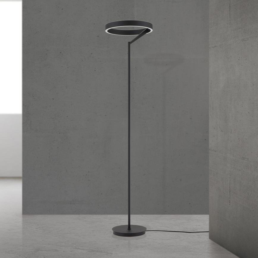 Dæmpbar LED-gulvlampe KOLK LED/40W/230V 2700/4000K sort