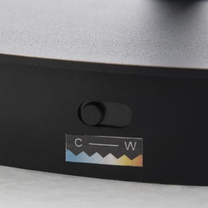 Dæmpbar LED-gulvlampe KOLK LED/40W/230V 2700/4000K sort