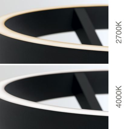 Dæmpbar LED-gulvlampe KOLK LED/40W/230V 2700/4000K sort