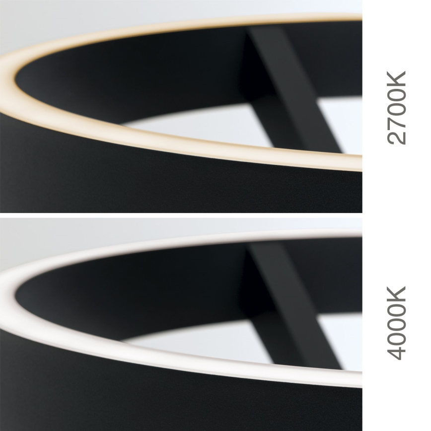 Dæmpbar LED-gulvlampe KOLK LED/40W/230V 2700/4000K sort