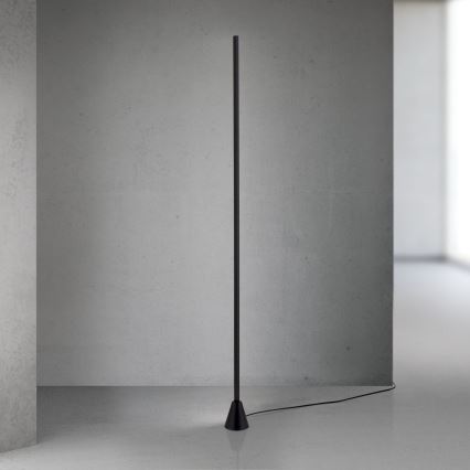 LED-dæmpbar gulvlampe med bevægelsessensor SOJIE LED/26W/230V sort