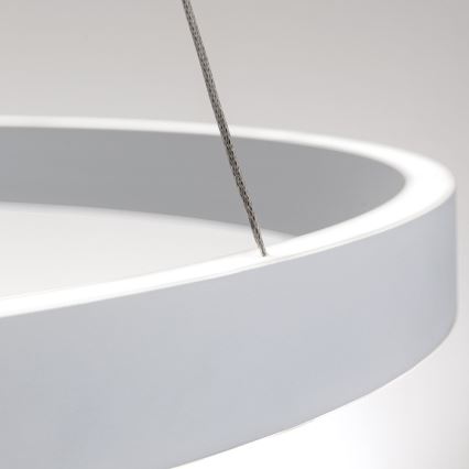 Dæmpbar LED-pendel på wire KOLK LED/80W/230V 2700/3000/4000K Ø 80 cm, hvid