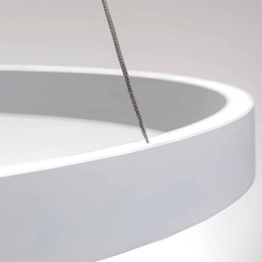 Dæmpbar LED-pendel på wire KOLK LED/80W/230V 2700/3000/4000K Ø 80 cm, hvid