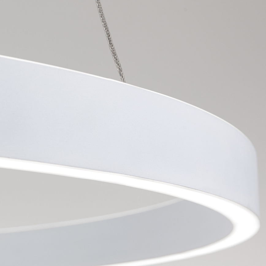 Dæmpbar LED-pendel på wire KOLK LED/80W/230V 2700/3000/4000K Ø 80 cm, hvid
