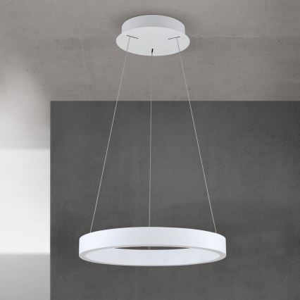 Orion - Dæmpbar LED-pendel på wire KOLK LED/40W/230V 2700/3000/4000K Ø 40 cm hvid
