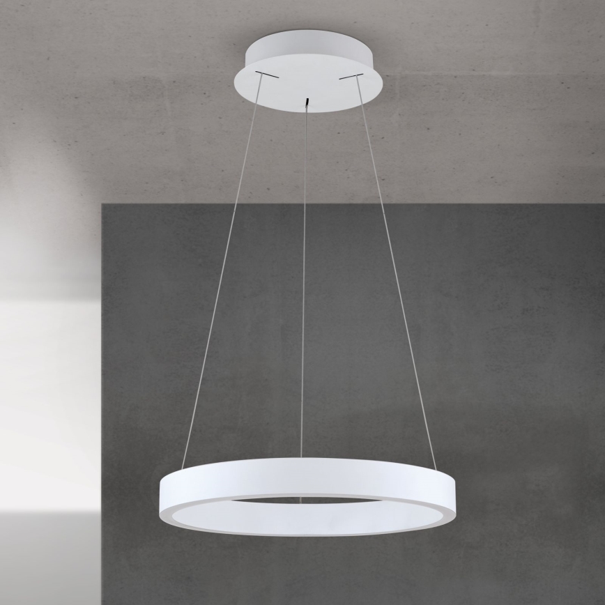 Orion - Dæmpbar LED-pendel på wire KOLK LED/40W/230V 2700/3000/4000K Ø 40 cm hvid