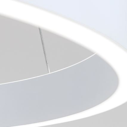 Orion - Dæmpbar LED-pendel på wire KOLK LED/40W/230V 2700/3000/4000K Ø 40 cm hvid