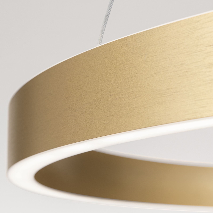 Orion - dæmpbar LED-pendel på wire KOLK LED/80W/230V 2700/3000/4000K Ø 80 cm, guld