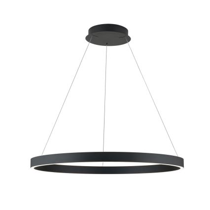 LED dæmpbar pendel på kabel KOLK LED/80W/230V 2700/3000/4000K diameter 80 cm sort