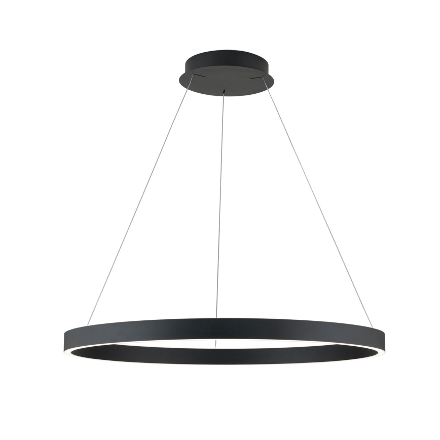LED dæmpbar pendel på kabel KOLK LED/80W/230V 2700/3000/4000K diameter 80 cm sort