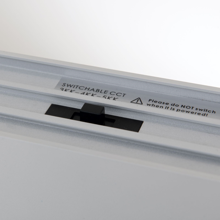 LED loft-/pendelarmatur 2-i-1 PALKKI LED/38W/230V 3000/4000/5000K grå