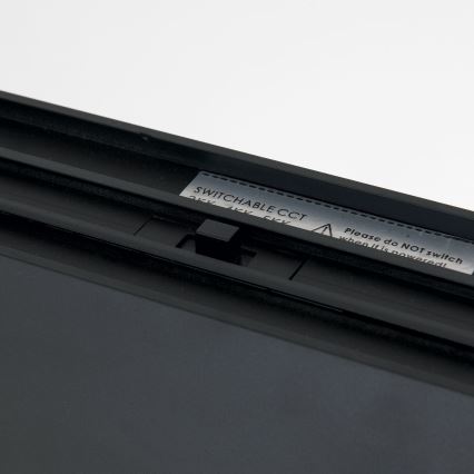 LED loft-/pendelarmatur 2-i-1 PALKKI LED/38W/230V 3000/4000/5000K sort