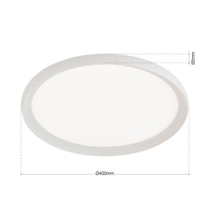 LED-loftlampe KANT LED/30W/230V 2700/3000/4000K Ø 40 cm hvid