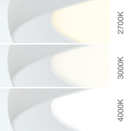 LED loftlampe KANT LED/50W/230V 2700/3000/4000K Ø 60 cm hvid