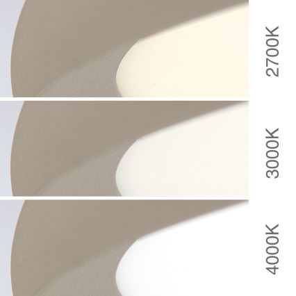 LED-loftlampe KANT LED/50W/230V 2700/3200/4000K Ø 60 cm beige