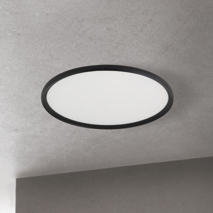 LED loftlampe KANT LED/50W/230V 2700/3200/4000K Ø 60 cm sort