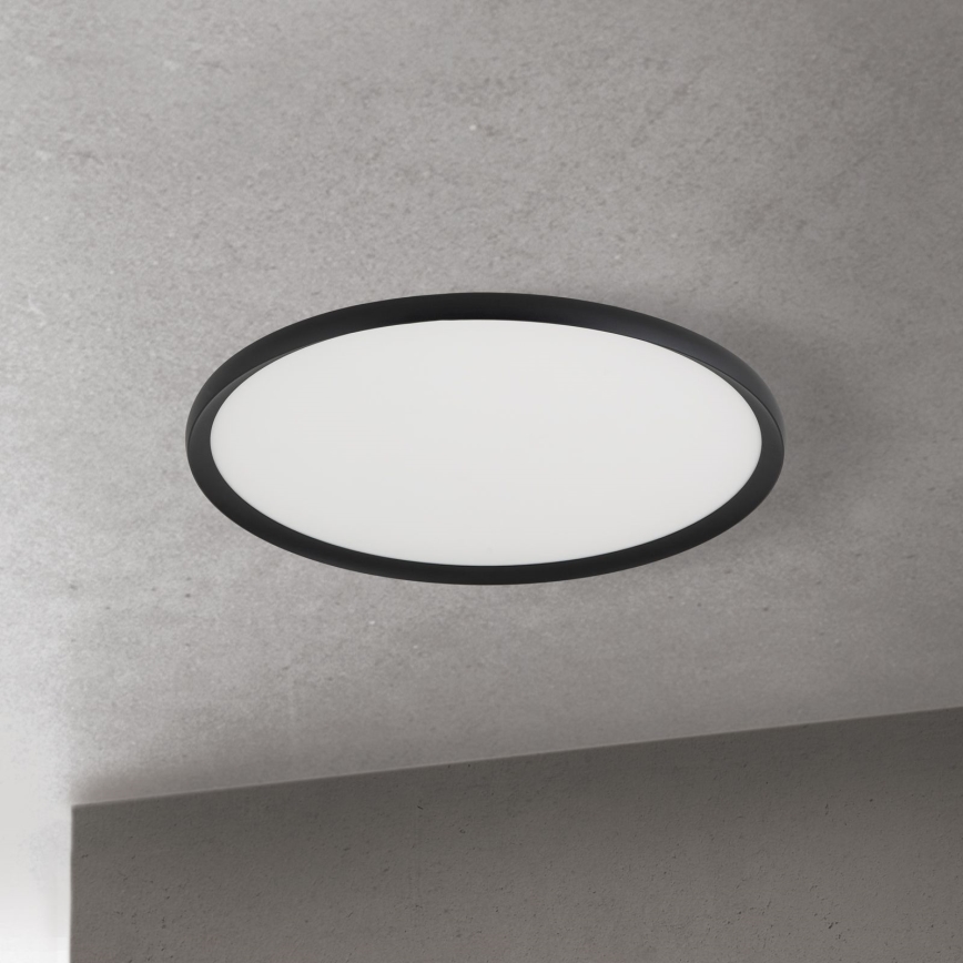 LED loftlampe KANT LED/50W/230V 2700/3200/4000K Ø 60 cm sort