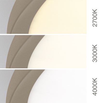 LED-loftlampe KANT LED/66W/230V 2700/3000/4000K Ø 80 cm beige