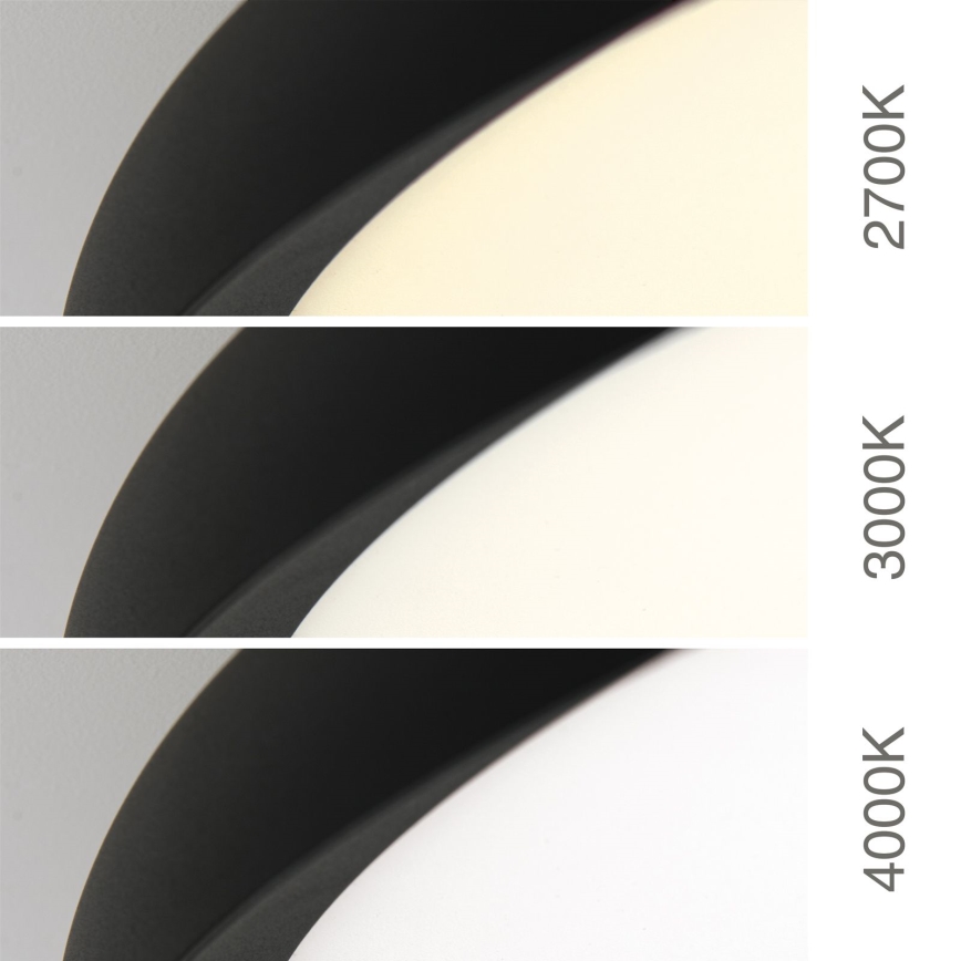 LED-loftlampe KANT LED/66W/230V 2700/3000/4000K Ø 80 cm sort