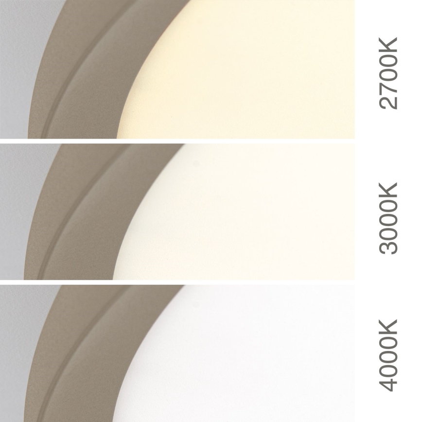 LED loftlampe KANT LED/66W/230V 2700/3200/4000K Ø 80 cm beige