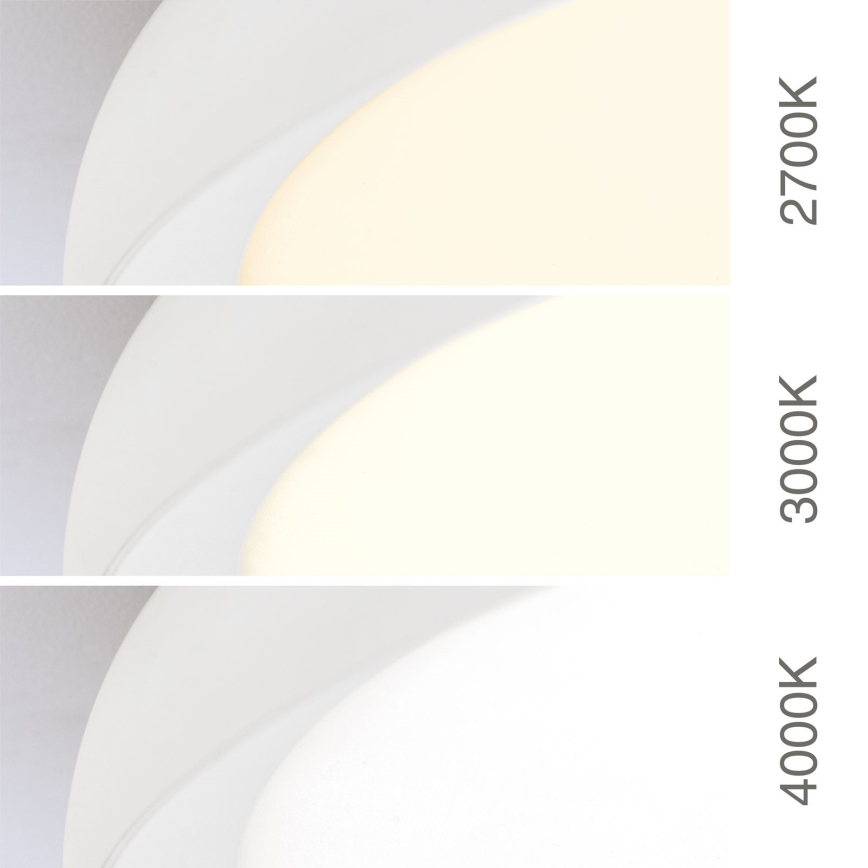 LED-loftlampe KANT, 66W/230V, 2700/3200/4000K, Ø 80 cm, hvid