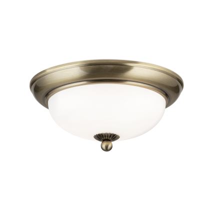 Loftlampe EMPIRA 2xE14/40W/230V Ø 26,5 cm bronze