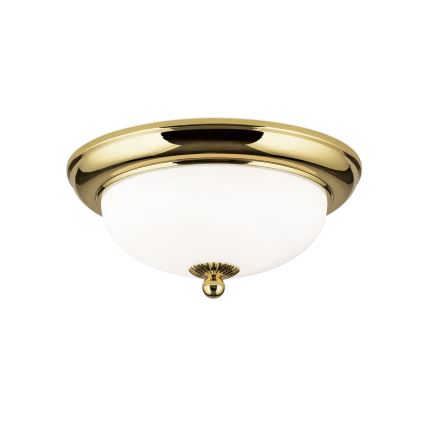 Loftlampe EMPIRA 2xE14/40W/230V diameter 26,5 cm guld