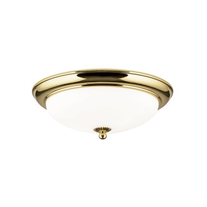 Loftlampe EMPIRA 2xE27/40W/230V Ø 35,5 cm guld