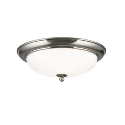 Loftlampe EMPIRA 2xE27/40W/230V Ø 35,5 cm mat krom