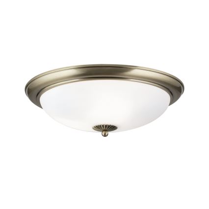 Loftlampe EMPIRA 3xE27/40W/230V Ø 48 cm bronze