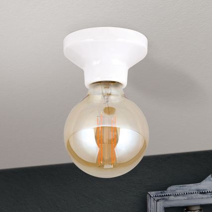 Loftlampe FROST 1xE27/60W/230V hvid