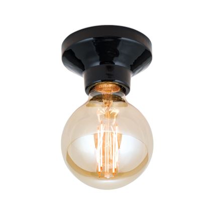 Loftlampe FROST 1xE27/60W/230V sort