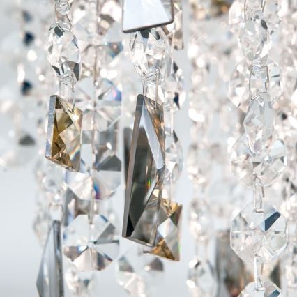 Loftlampe i krystal CRYSTALRIVER 21xG9/40W/230V skinnende krom