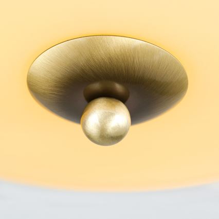 Loftlampe LANDHAUS 3xE27/60W/230V Ø 35 cm bronze/beige/blå