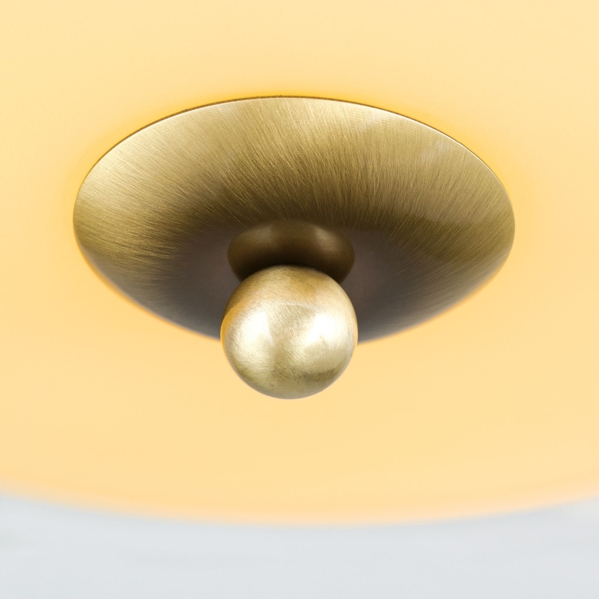 Loftlampe LANDHAUS 3xE27/60W/230V Ø 35 cm bronze/beige/blå