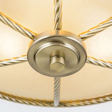 Loftlampe MAURO 3xE27/60W/230V, Ø 42 cm, bronze