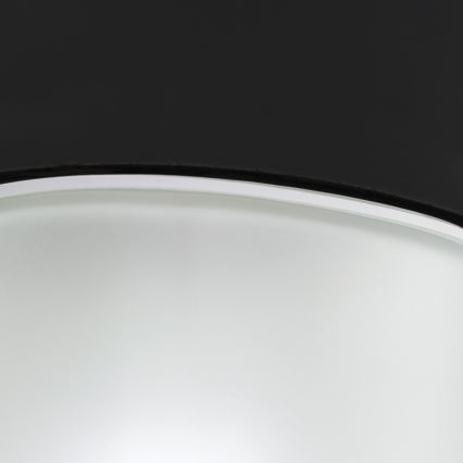 Loftlampe OSTIA 1xE27/40W/230V Ø 9,8 cm sort