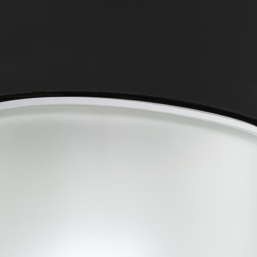 Loftlampe OSTIA 1xE27/40W/230V Ø 9,8 cm sort