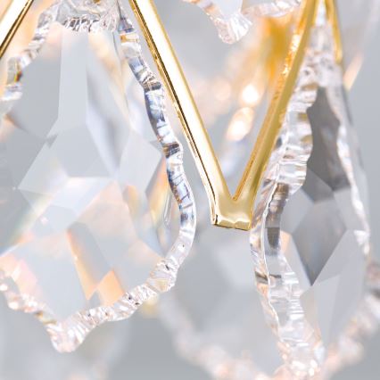 Loftlampe RITA 1xG9/40W/230V Ø 9 cm guld