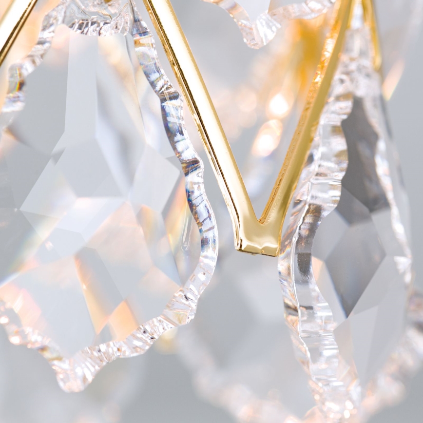 Loftlampe RITA 1xG9/40W/230V Ø 9 cm guld