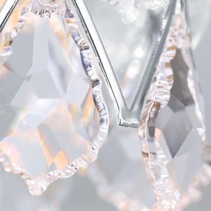 Loftlampe RITA 1xG9/40W/230V Ø 9 cm poleret krom