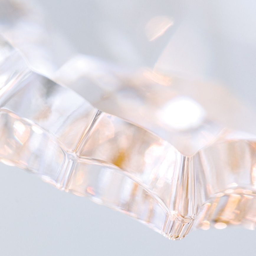 Loftlampe RITA 1xG9/40W/230V Ø 9 cm poleret krom