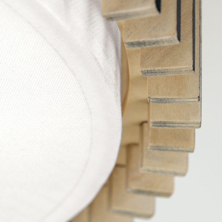 Loftlampe TARTA 3xE27/40W/230V Ø 40 cm beige